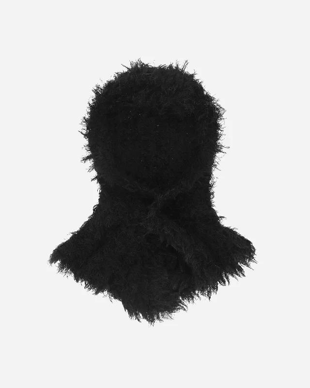Carla Knitted Headdress Jet Black Tunics Cozy soft