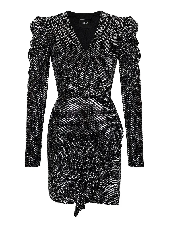 Asymmetrical Dress with Sleeve Detail Tunics Practical durable