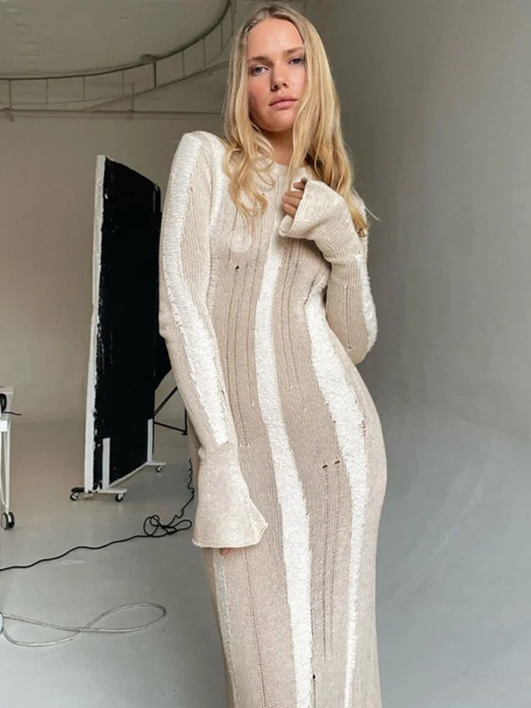 New sexy comfortable woolen long skirt dress Tunics Bridal satin