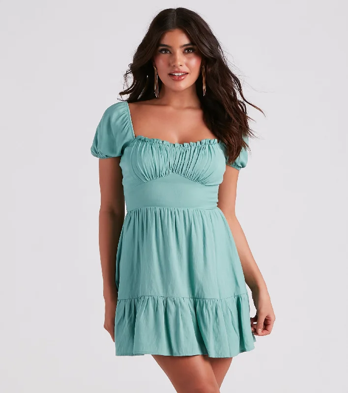 Sweet Like Honey Linen Skater Dress Tunics Corduroy durable
