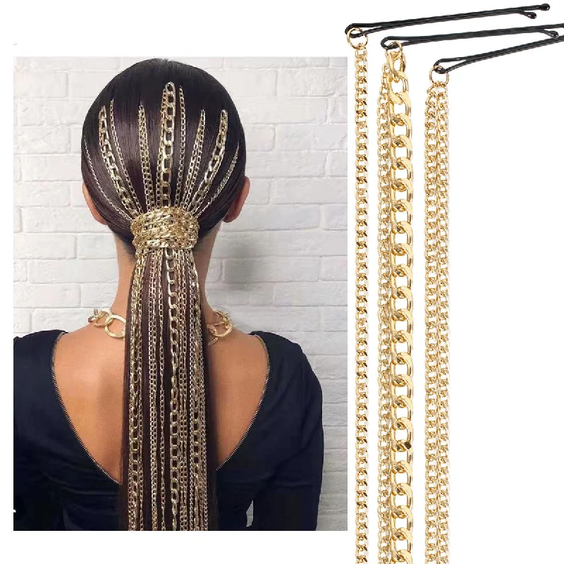 Women's Hair Chain Wave Fashion Headdress Hair Accessories Women Tunics Cozy comfortable