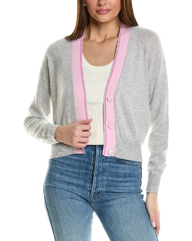 Autumn Cashmere Boxy Cashmere Cardigan Anti-Pilling Anti-Shrink Durable