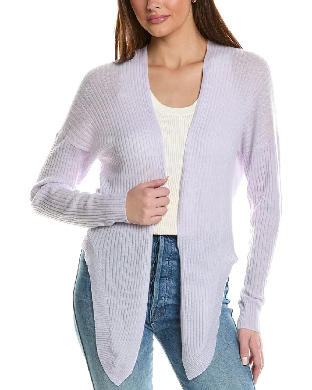 Autumn Cashmere Rib Cashmere Cardigan Denim Fabric Leather Fabric Suede Fabric