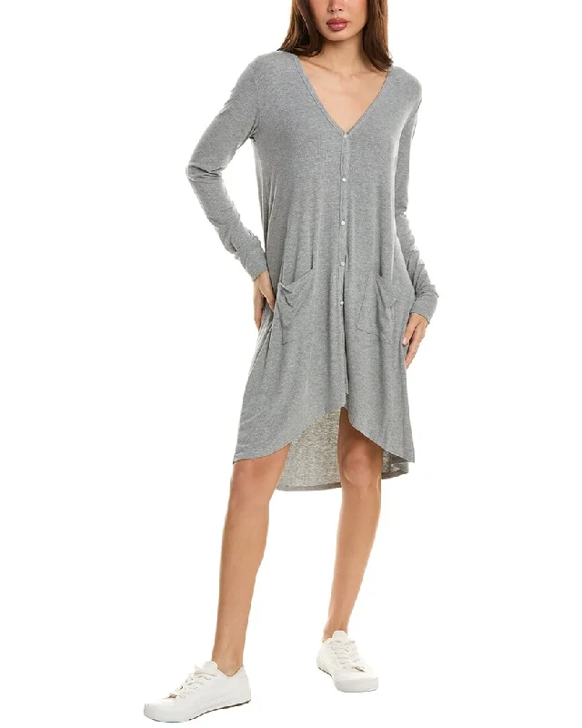 Bobeau High-Low Cardigan Rayon Fabric Velvet Fabric Corduroy Fabric