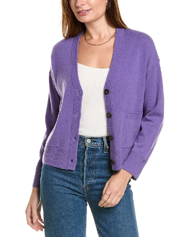 Design History V-Neck Cashmere Cardigan Collared Crew Neck Turtle Neck