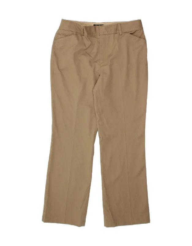EDDIE BAUER Womens Tall High Waist Casual Trousers US 16 2XL W36 L33 Beige Wide Leg Loose Fit Mid Waist EDDIE BAUER Womens Tall High Waist Casual Trousers US 16 2XL W36 L33 Beige Wide Leg Loose Fit Mid Waist