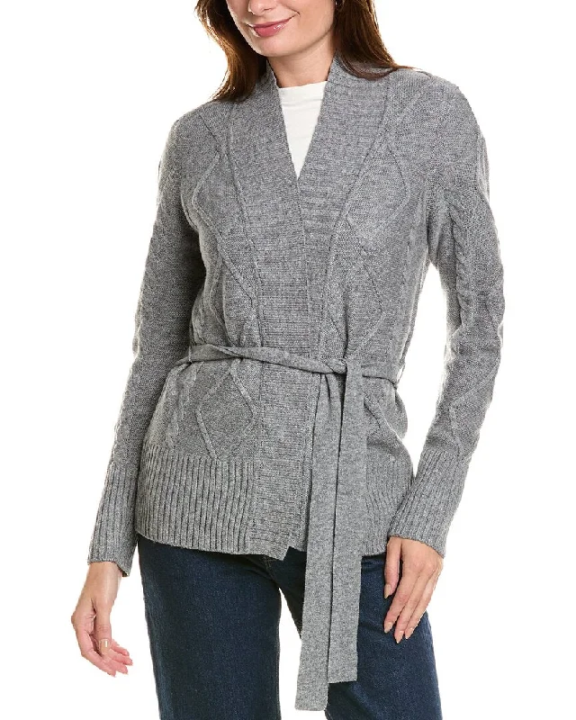 Forte Cashmere Belted Cable Wool & Cashmere-Blend Cardigan Nylon Fabric Polyester Fabric Spandex Fabric Forte Cashmere Belted Cable Wool & Cashmere-Blend Cardigan Nylon Fabric Polyester Fabric Spandex Fabric