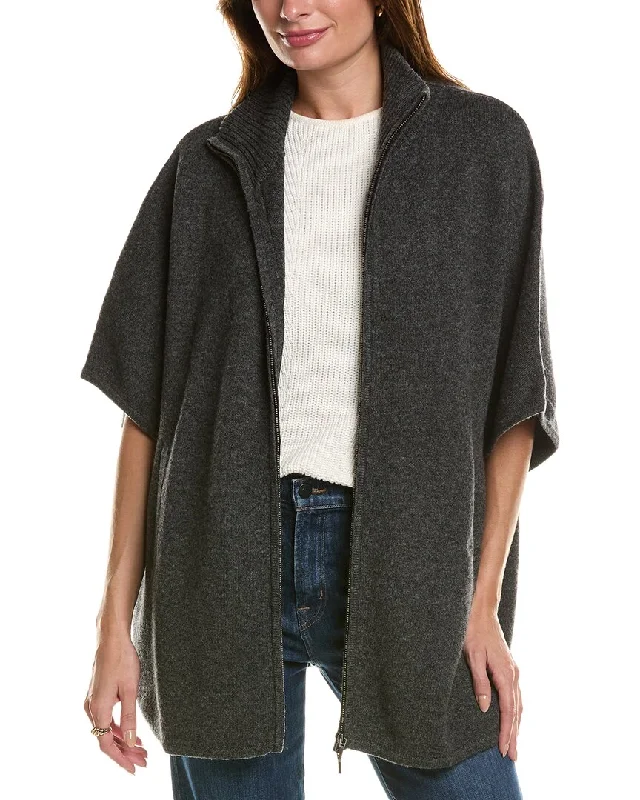 Forte Cashmere Mock Wool & Cashmere-Blend Cardigan Casual Formal Business