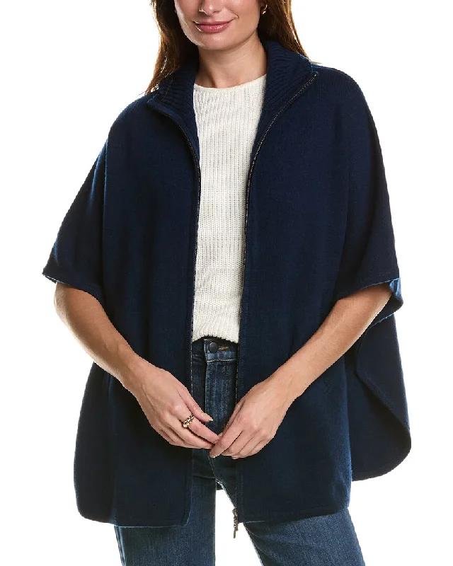 Forte Cashmere Mock Wool & Cashmere-Blend Cardigan Modern Contemporary chic
