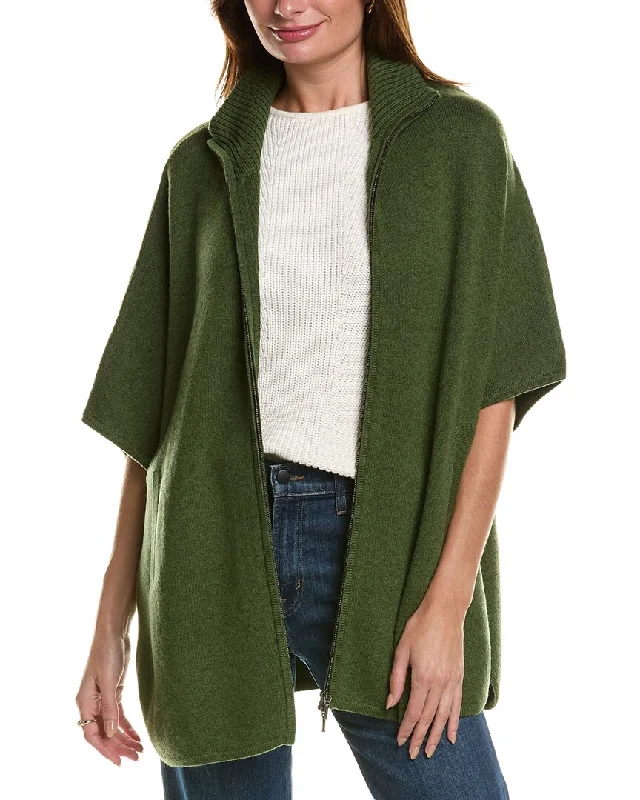 Forte Cashmere Zip Mock Wool & Cashmere-Blend Cardigan Collared Crew Neck Turtle Neck Forte Cashmere Zip Mock Wool & Cashmere-Blend Cardigan Collared Crew Neck Turtle Neck
