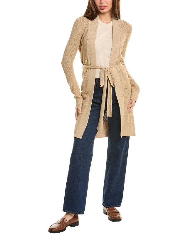 Stella + Lorenzo Cardigan Transparent Opaque Sheer