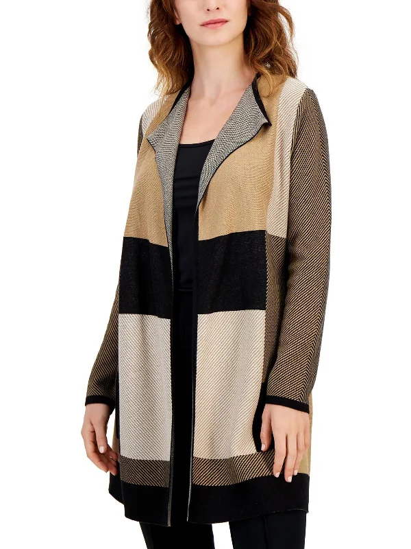 Womens Cotton Blend Open Front Cardigan Sweater Stylish Fashionable Trendy