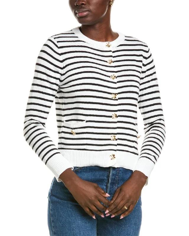 ANNA KAY Crystale Cardigan Mesh Cardigan Canvas Denim