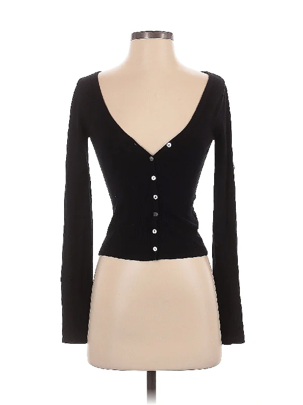Cardigan Satin Blend Silk Blend Wool Blend
