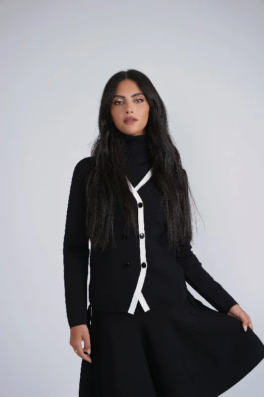 Effortless Cardigan Toggled Drawstring Belted