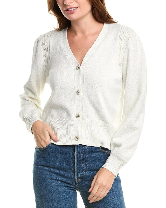 Joseph A. Cardigan Mesh Fabric Canvas Fabric Denim Fabric