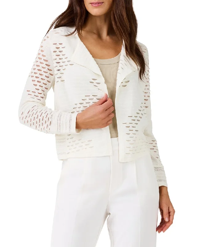 NIC+ZOE Mixed Knit Cardigan Hooded Cardigan Collared Cardigan Shawl Collar