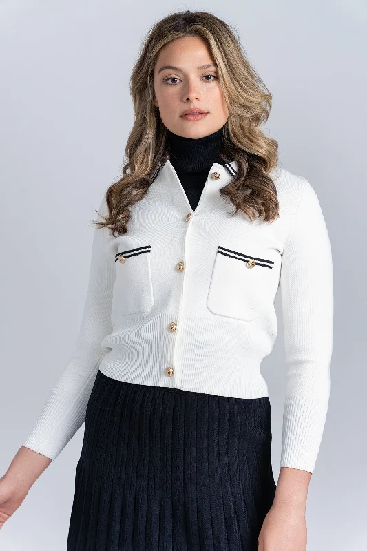 Valencia Cardigan Mesh Fabric Canvas Fabric Denim Fabric