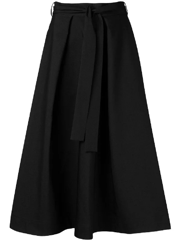 high-waisted midi skirt breathable skirt fabric
