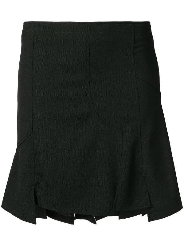 mini skirt satin skirt smooth