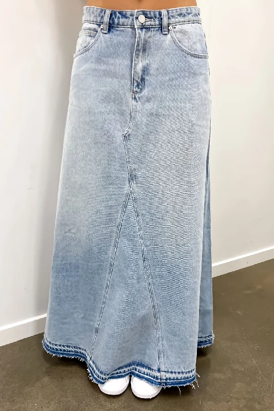 A 95 Maxi Skirt Gina velvet skirt luxurious