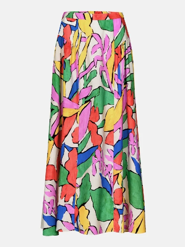 Briez Skirt in Solas chiffon skirt airy
