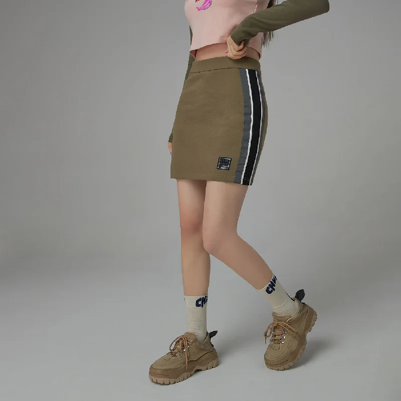 In Pursuit Ribbed Mini Skirt vintage skirt charm