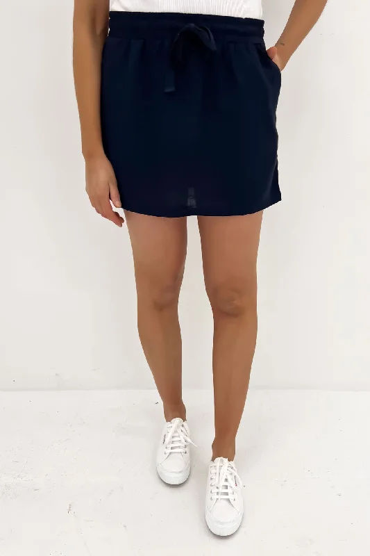 Henley Skirt Black corduroy skirt durable