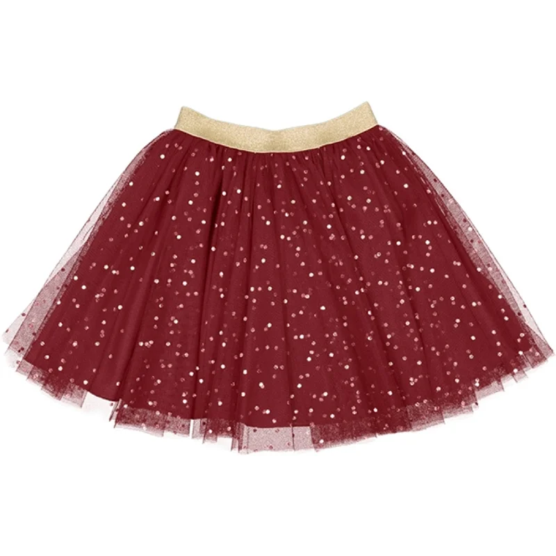MarMar Rosehip Solo Sun Skirt velvet skirt glossy
