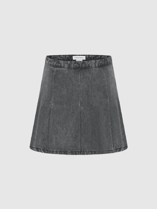 Mini Denim Skirt lace skirt elegant