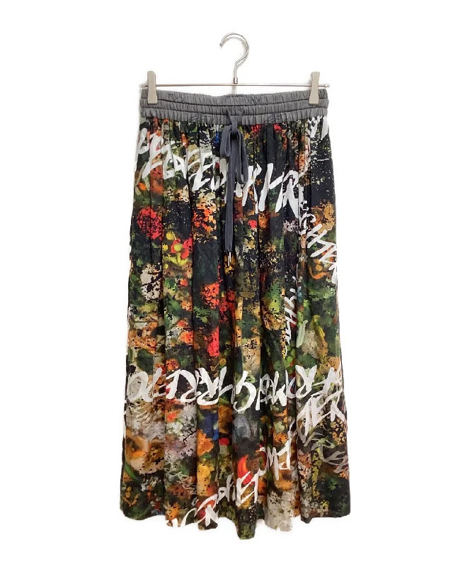 [Pre-owned] Vivienne Westwood RED LABEL FREEDOM FIGHTER FLOWER SKIRT cashmere skirt fine